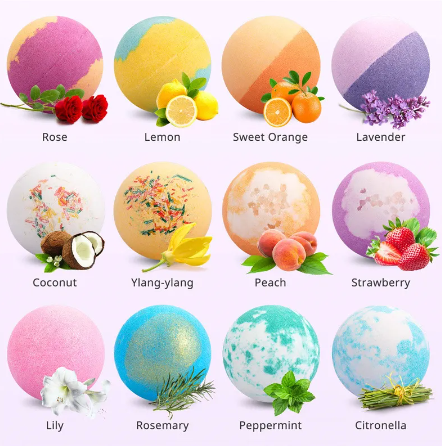 Premium Bath Bomb Selection - Lifestyle Bravo