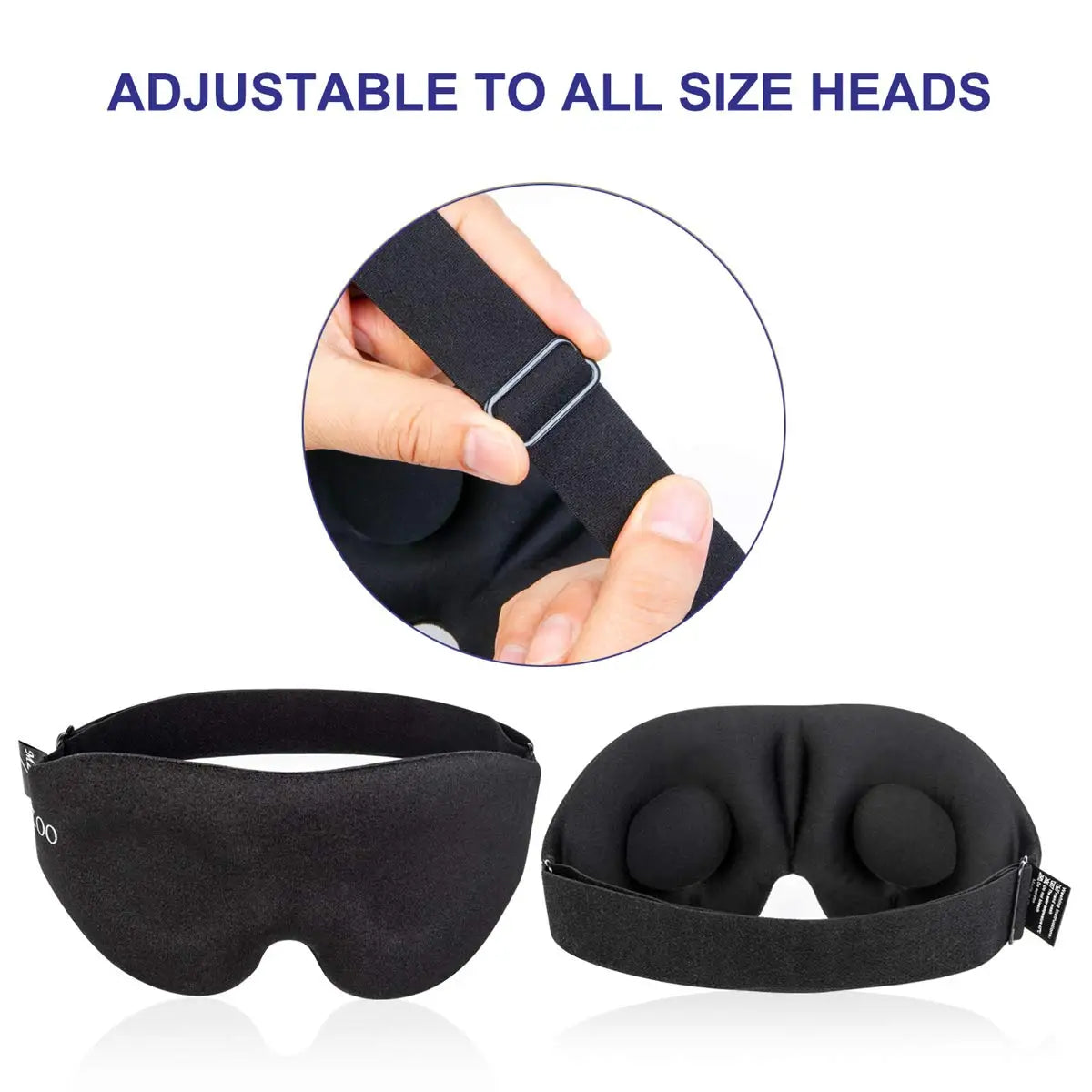 BlissfulDreams 3D Contour Sleep Mask