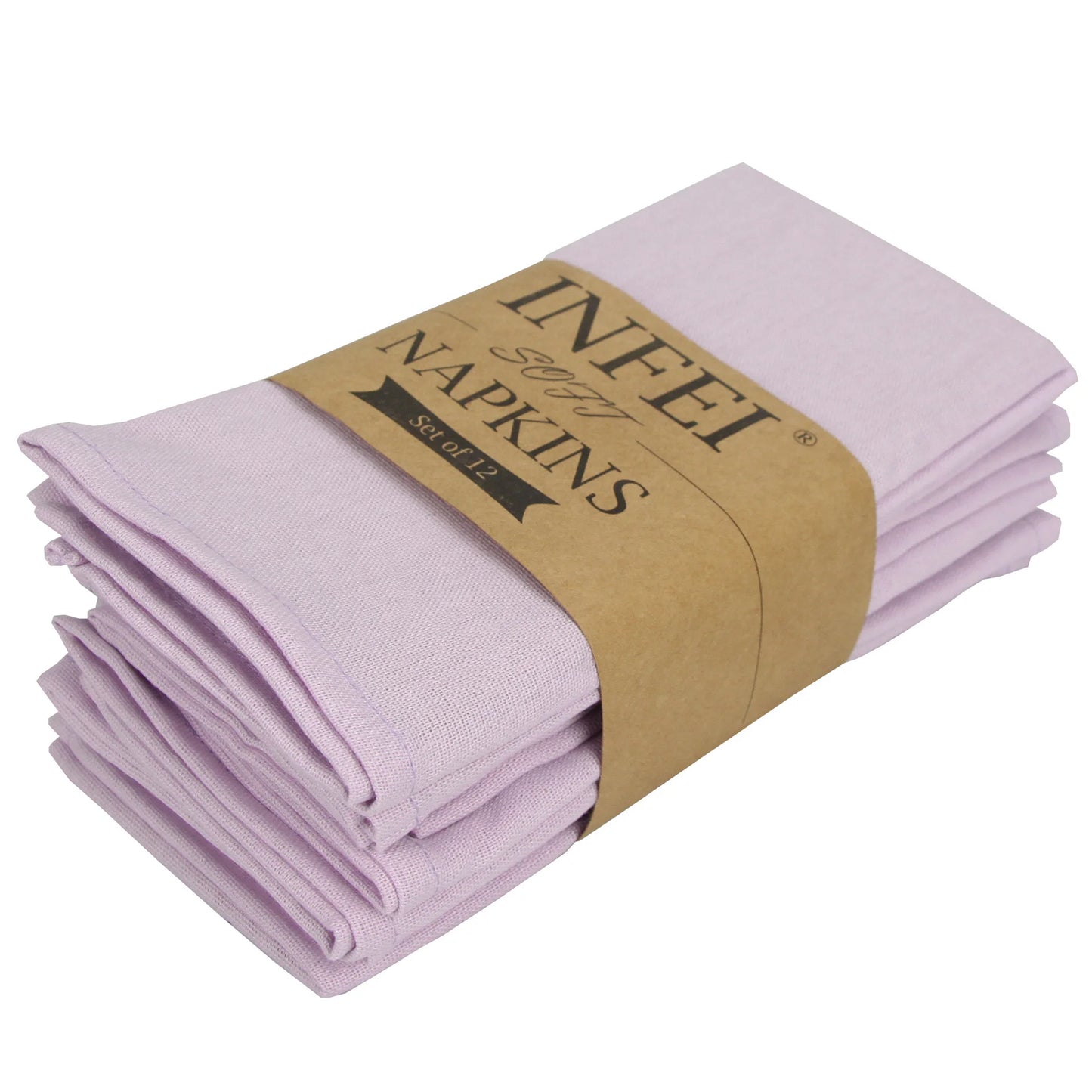 Set of 12 - Cotton Linen Table Napkins - Lifestyle Bravo