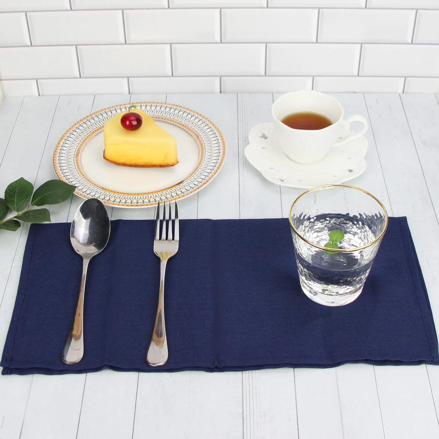 Set of 12 - Cotton Linen Table Napkins - Lifestyle Bravo