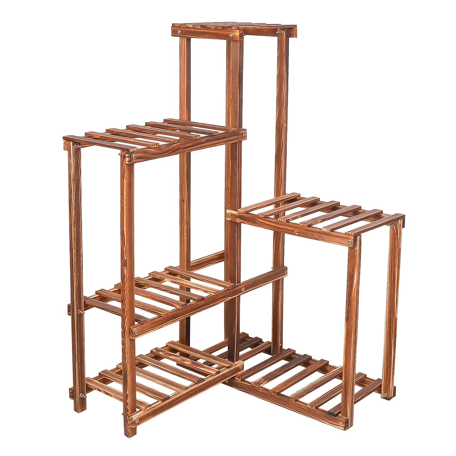 5 Tier Wooden Plant Stand - Lifestyle Bravo