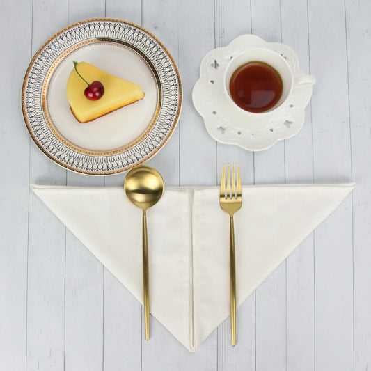 Set of 12 - Cotton Linen Table Napkins - Lifestyle Bravo