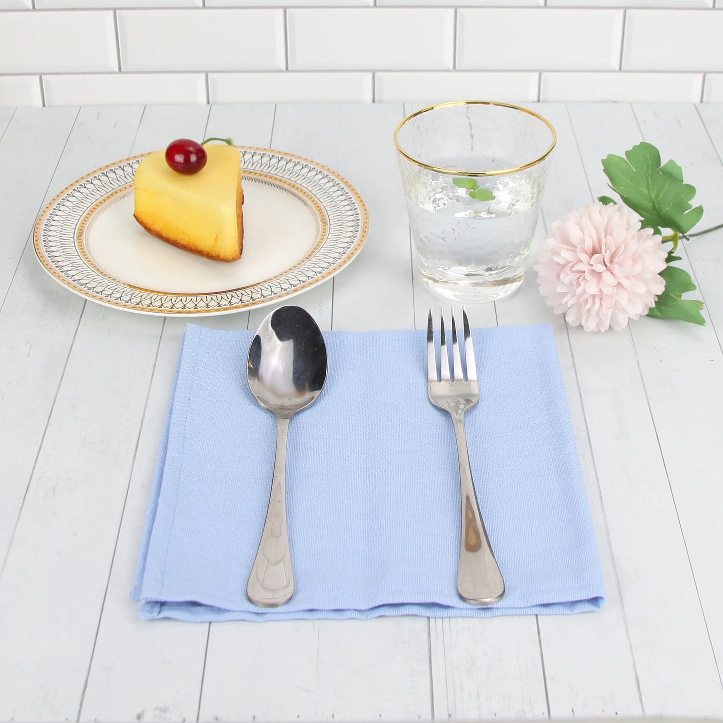 Set of 12 - Cotton Linen Table Napkins - Lifestyle Bravo