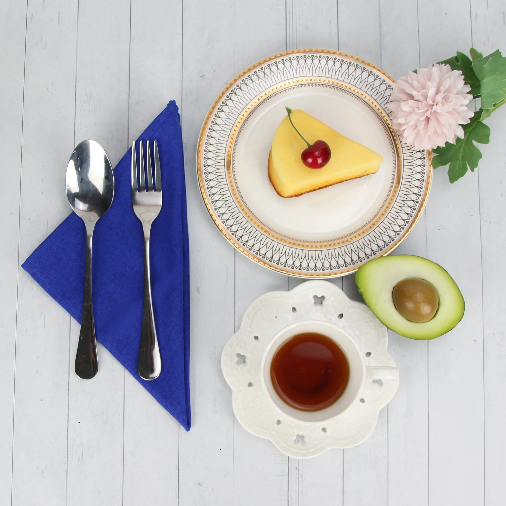 Set of 12 - Cotton Linen Table Napkins - Lifestyle Bravo