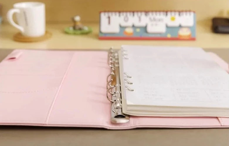 Leather Diary Binder Notebook Cover