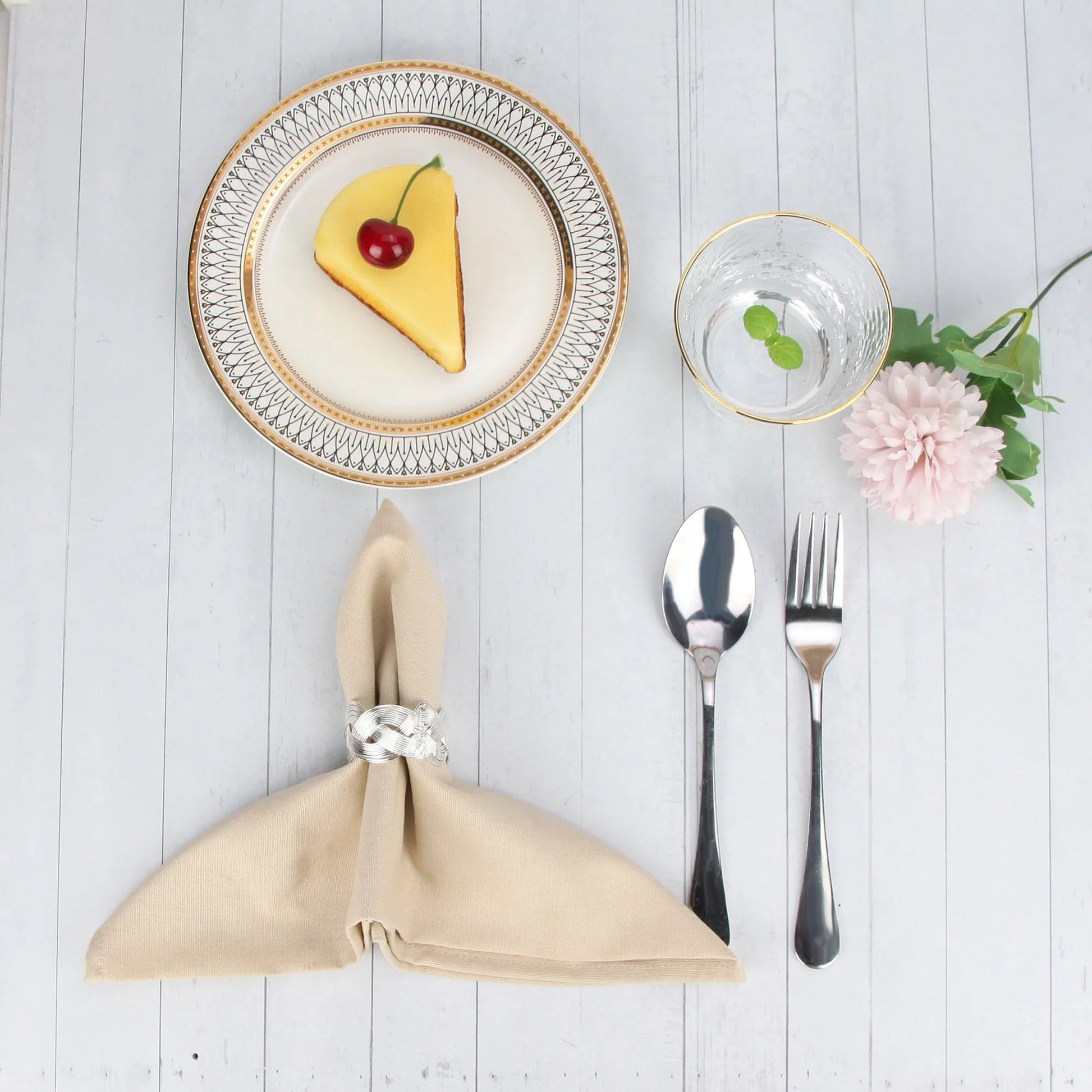 Set of 12 - Cotton Linen Table Napkins - Lifestyle Bravo