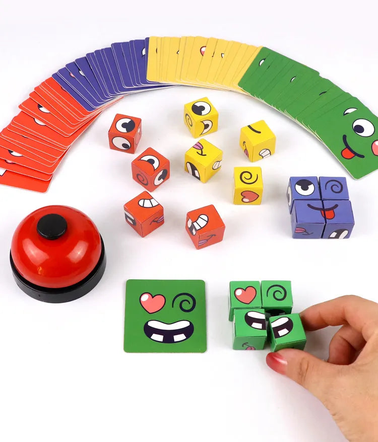 Wooden Changing Face Puzzle