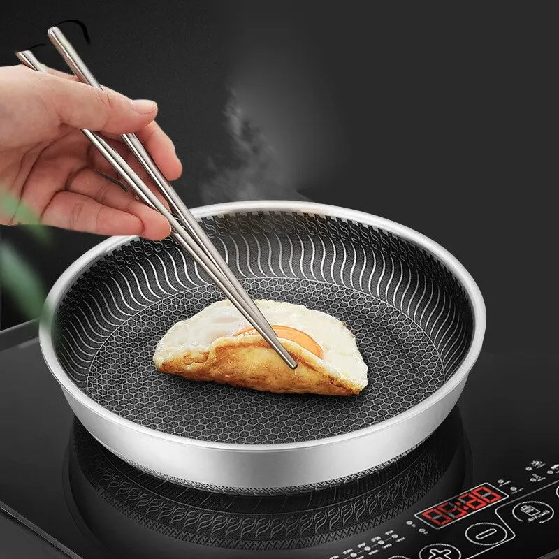 Stainless Steel Frying Pan - Lifestyle Bravo