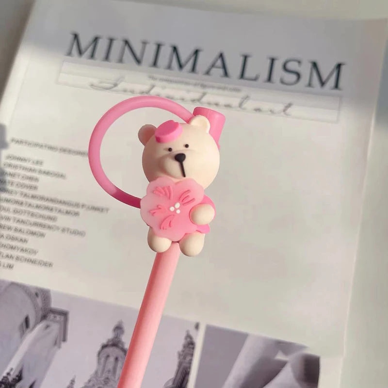 Bear Straw Toppers for Stanley Tumblers