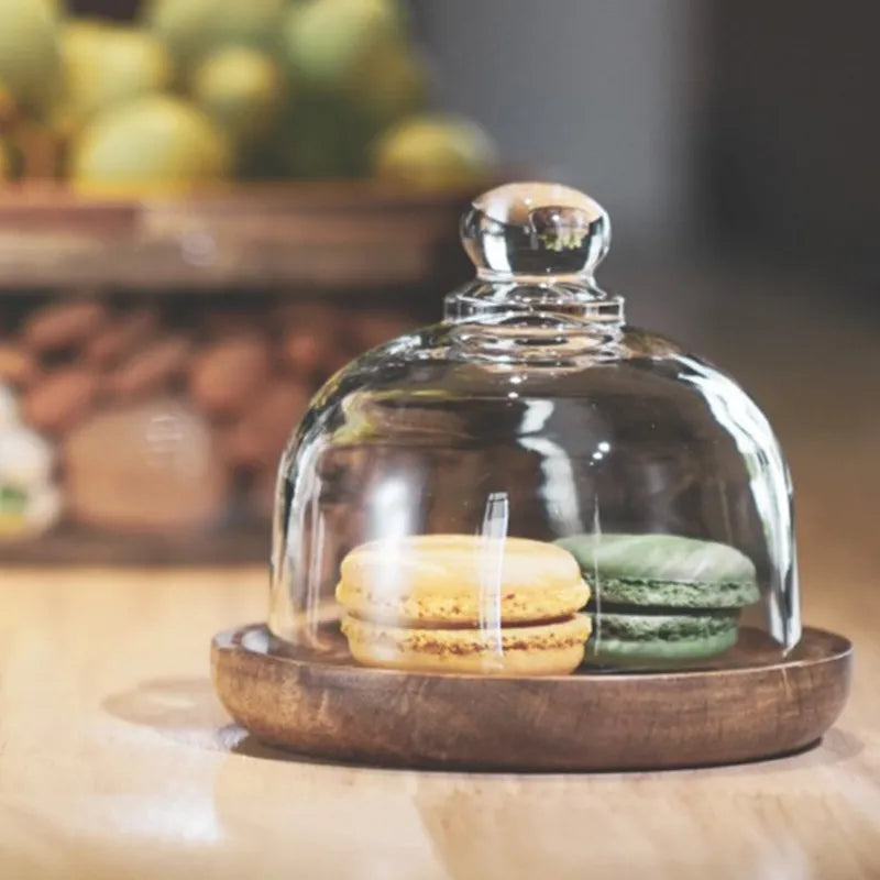 Glass Container with Wooden Lid - Lifestyle Bravo