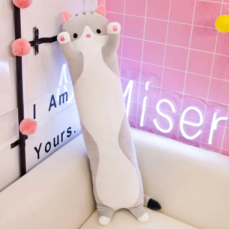 Cat Plush Long Body Pillow - Lifestyle Bravo