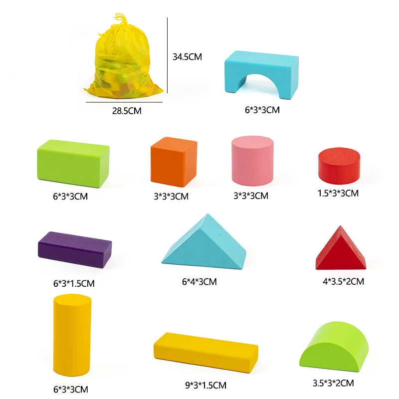 Wooden Building Block Set - Lifestyle Bravo