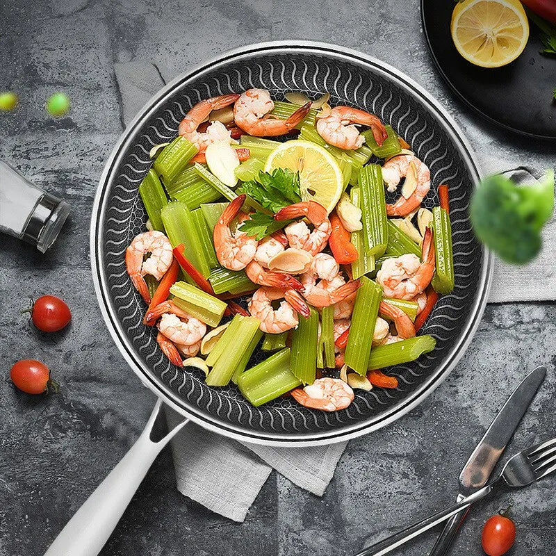 Stainless Steel Frying Pan - Lifestyle Bravo