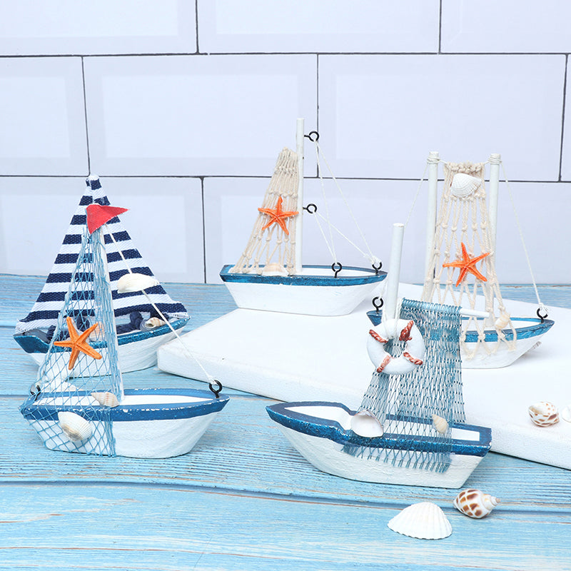 Small Mediterranean Ship Showpiece - Lifestyle Bravo