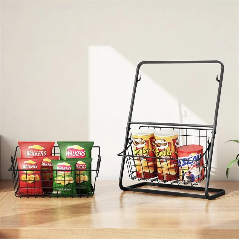 2-Tier Metal Fruit Basket - Lifestyle Bravo