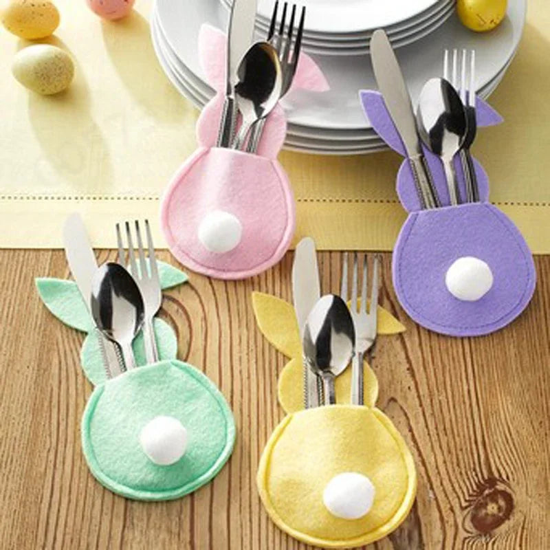 4 Easter Cutlery Holder Bag