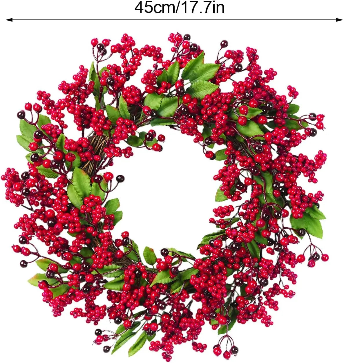 Red Berry Wreath - Lifestyle Bravo