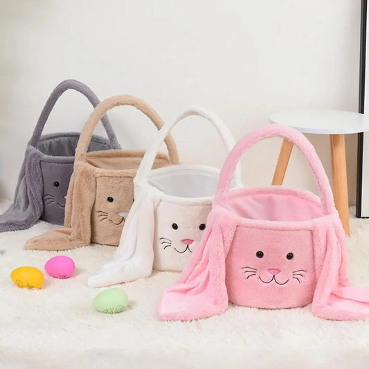 Plush Easter Bunny Basket