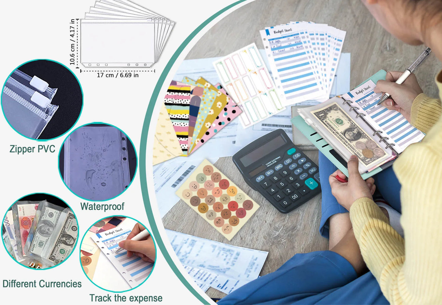 Savings Challenge Book with Envelopes