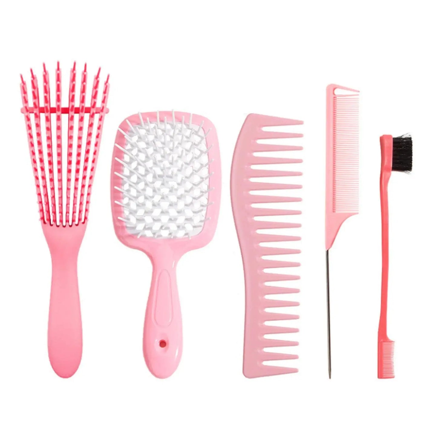 5 pcs - Hair Detangling Brush Set - Lifestyle Bravo