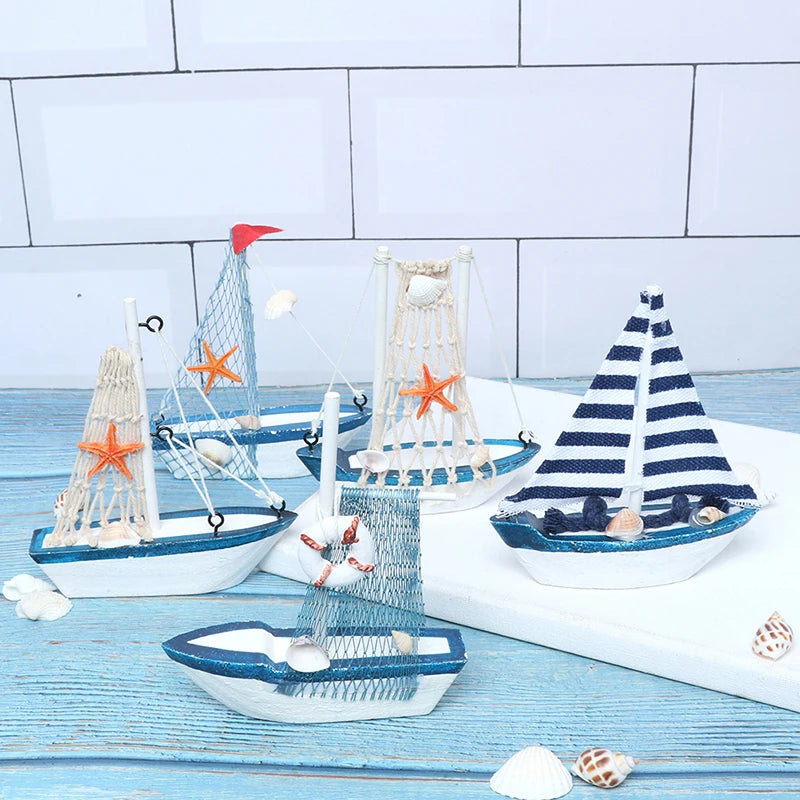 Small Mediterranean Ship Showpiece - Lifestyle Bravo