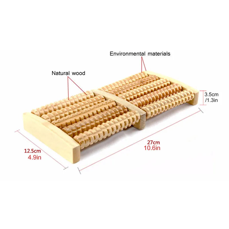 Wooden Foot Massage Roller - Lifestyle Bravo