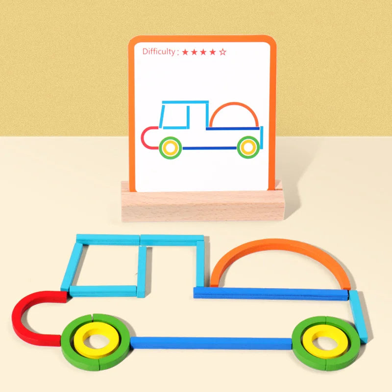 Montessori Sticks And Rings - Lifestyle Bravo