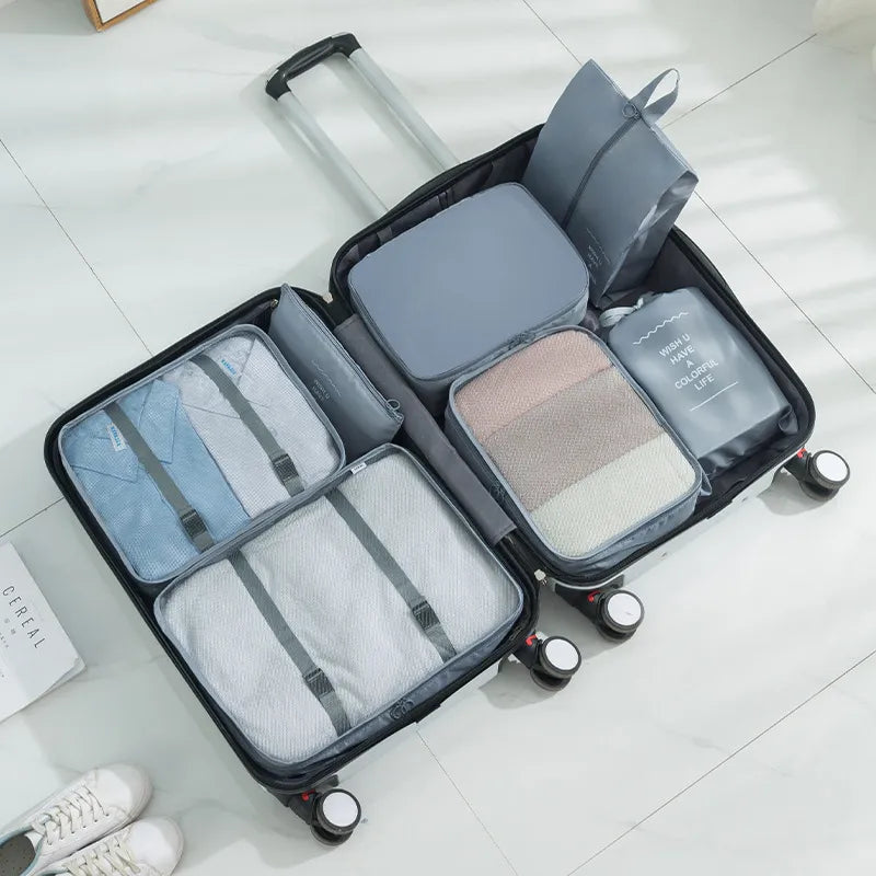 Set of Travel Bag Organizer