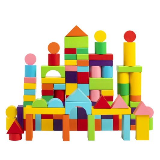 Wooden Building Block Set - Lifestyle Bravo