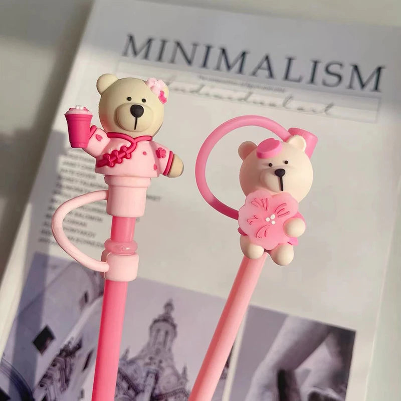 Bear Straw Toppers for Stanley Tumblers