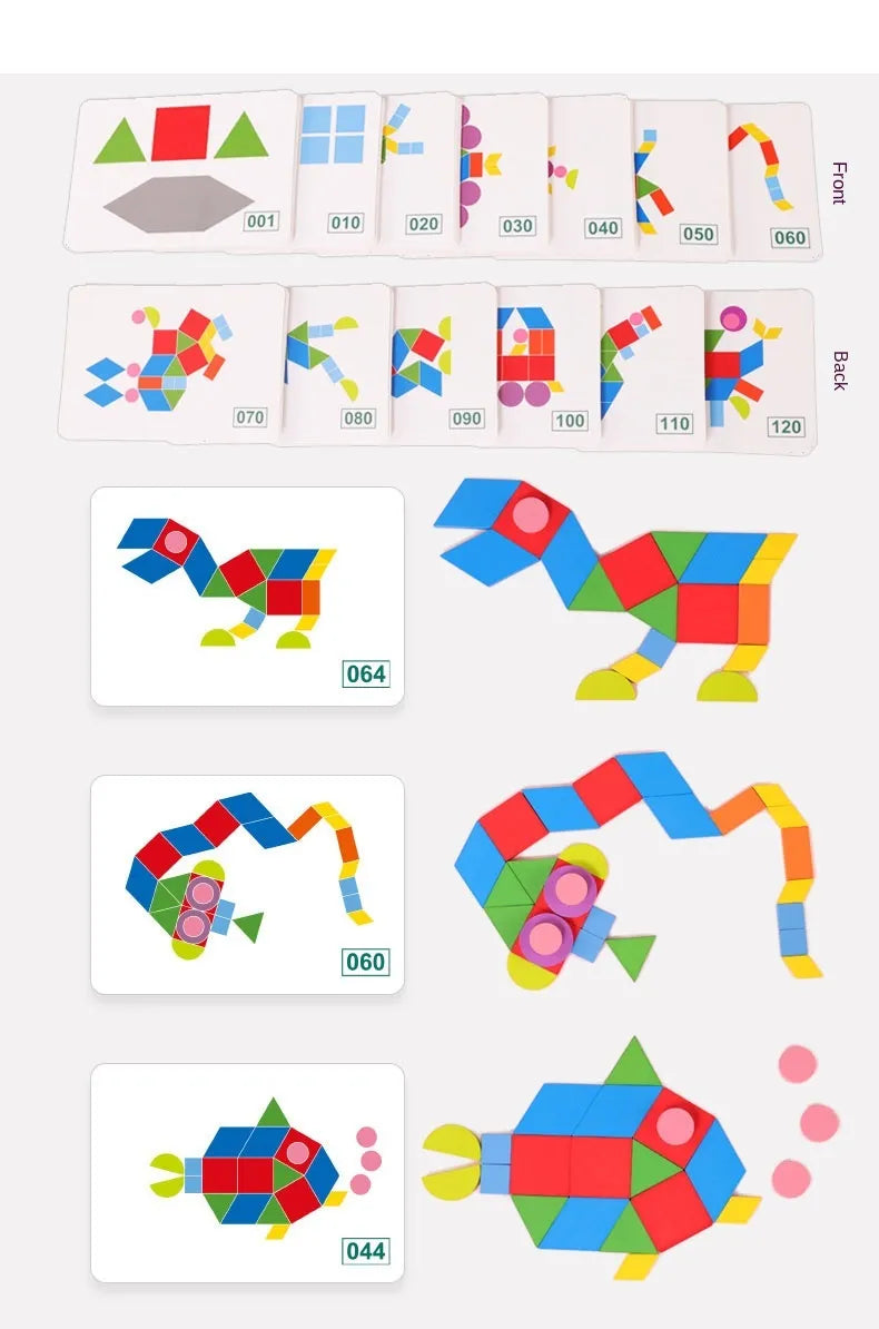 Montessori Shapes Jigsaw Puzzle - Lifestyle Bravo