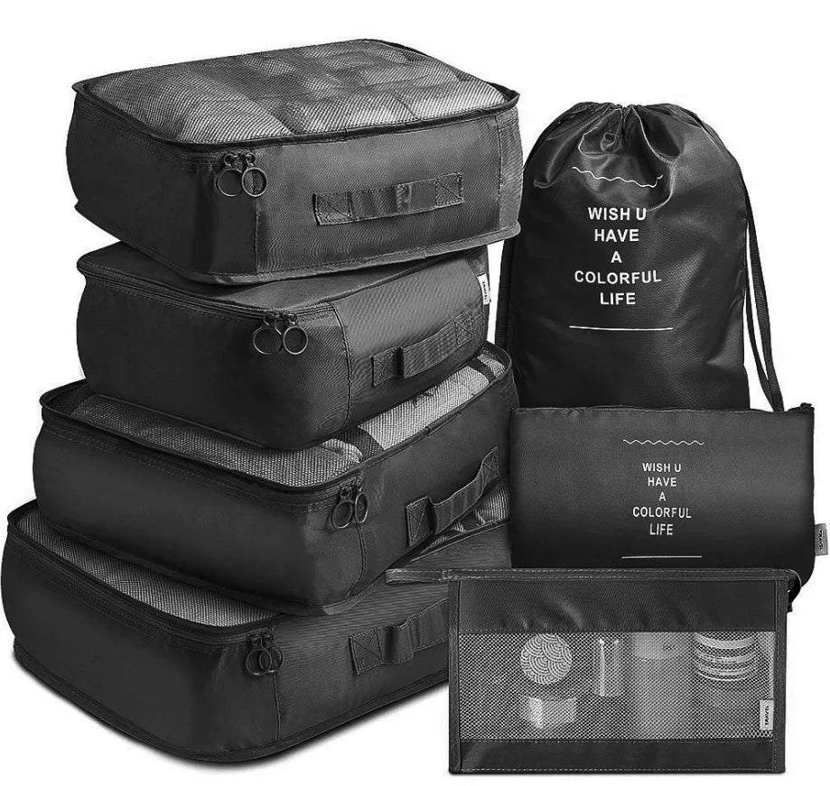 Set of Travel Bag Organizer