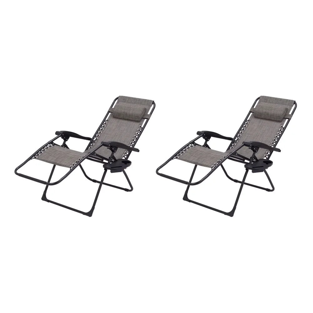 2 Pack- Zero Gravity Lounge Chairs - Lifestyle Bravo