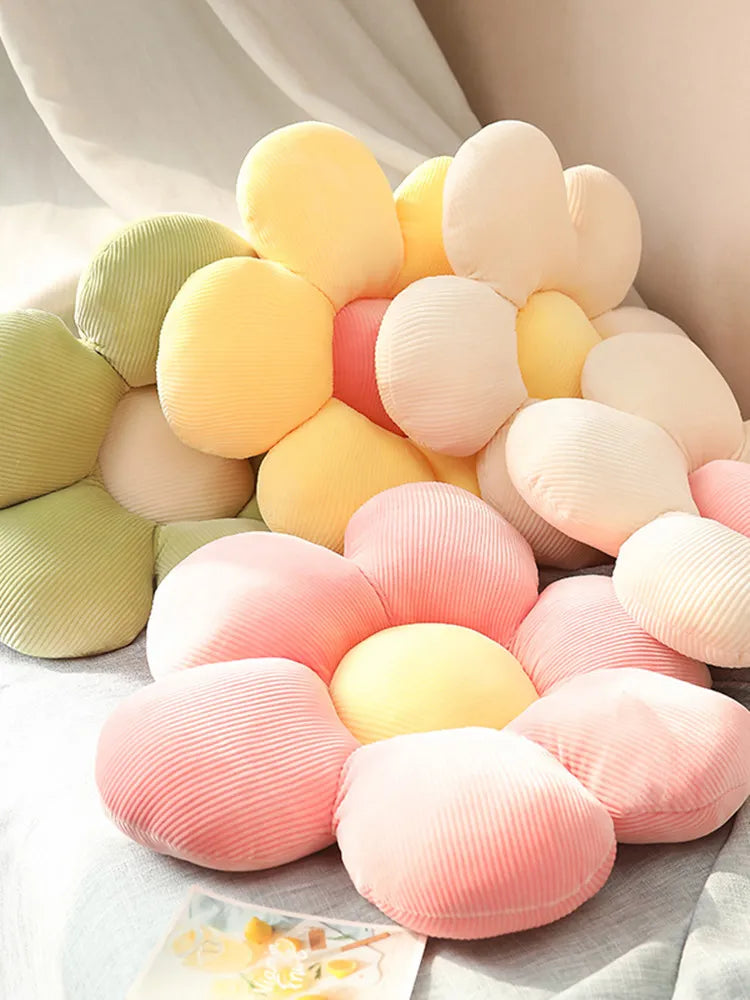 Daisy Flower Plush Pillow - Lifestyle Bravo