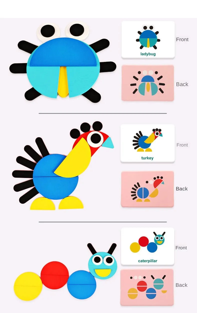 Montessori Shapes Jigsaw Puzzle - Lifestyle Bravo