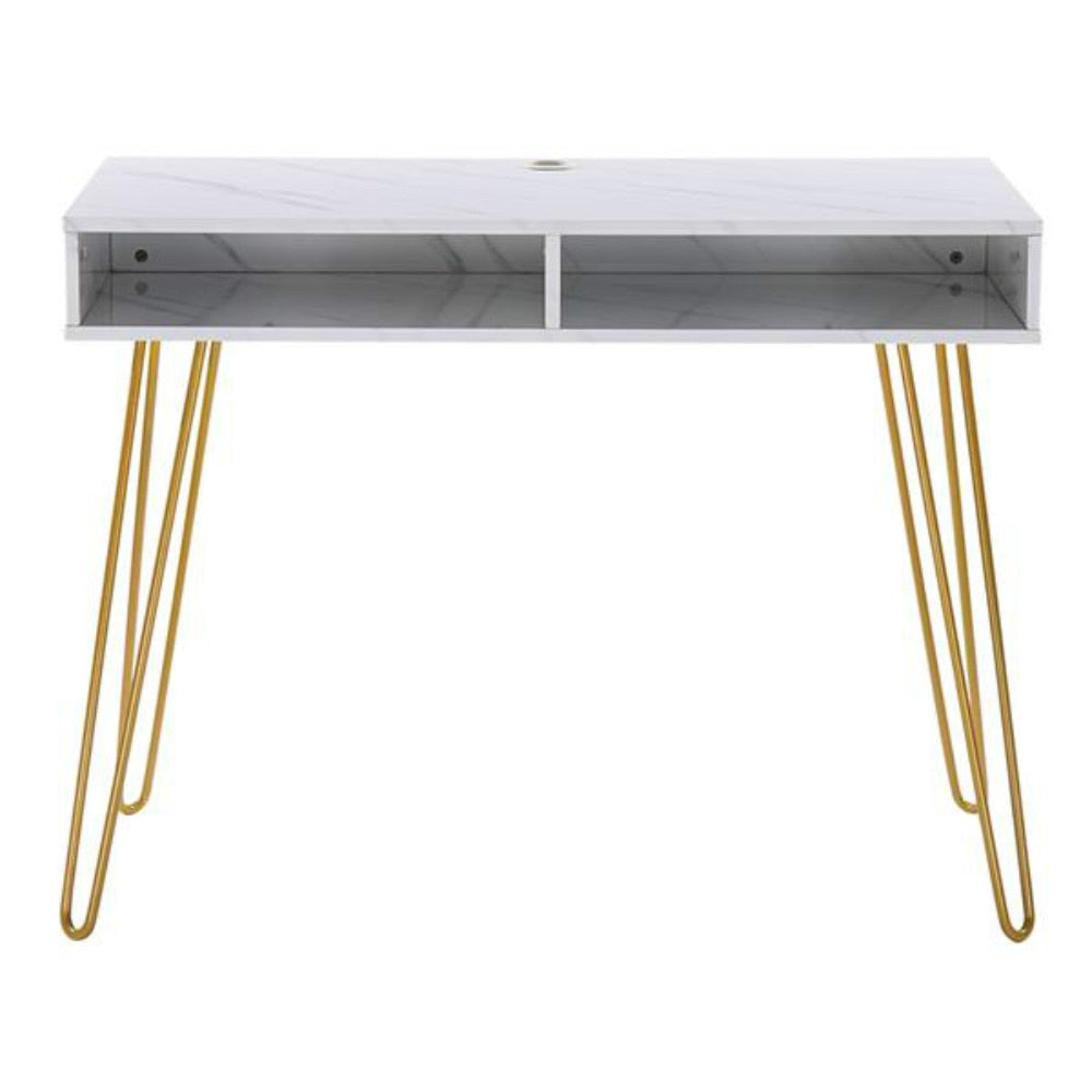 Marble Finish Desk - Lifestyle Bravo