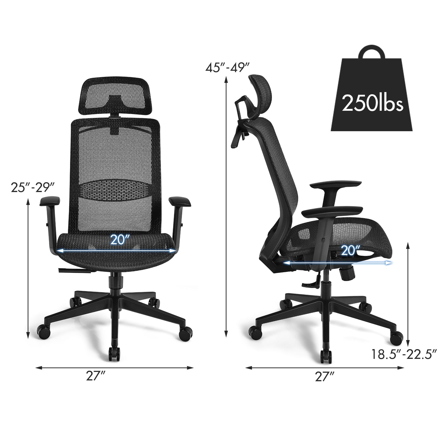 Premium Ergonomic Chair - Lifestyle Bravo