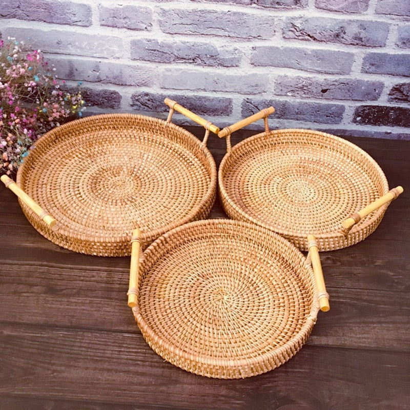 Rattan Tray - Lifestyle Bravo