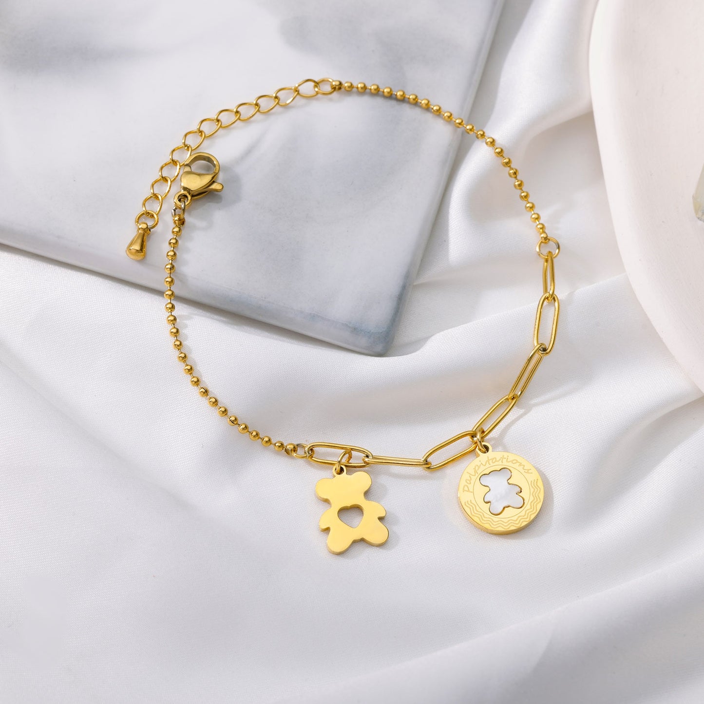 Teddy Heart Bracelet