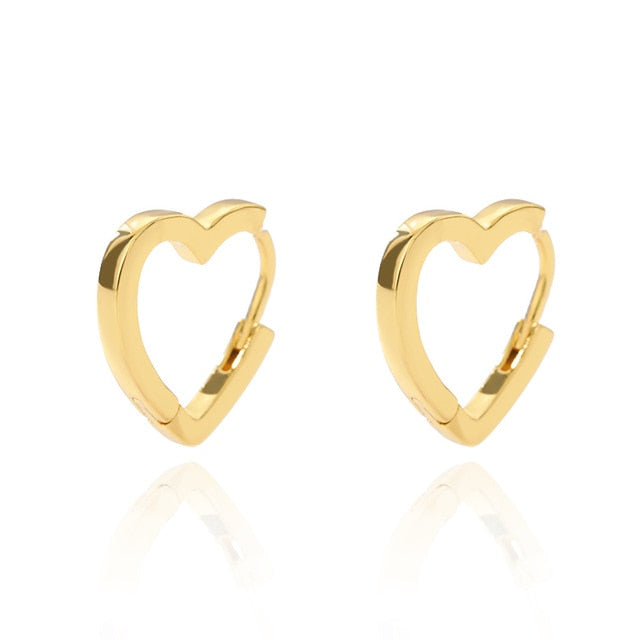 Heart Steel Earrings - Lifestyle Bravo
