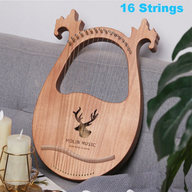 Small String Wooden Harp - Lifestyle Bravo