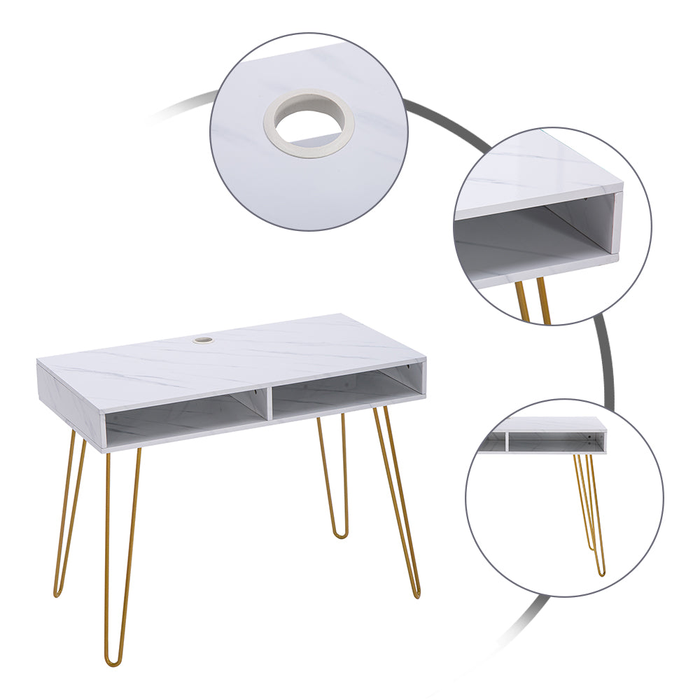 Marble Finish Desk - Lifestyle Bravo