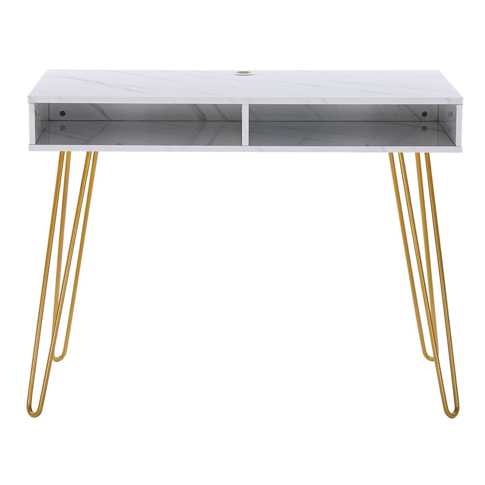 Marble Finish Desk - Lifestyle Bravo