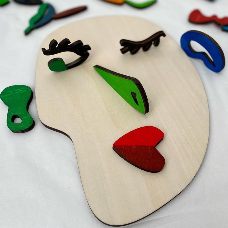 Montessori Abstract Puzzle - Lifestyle Bravo