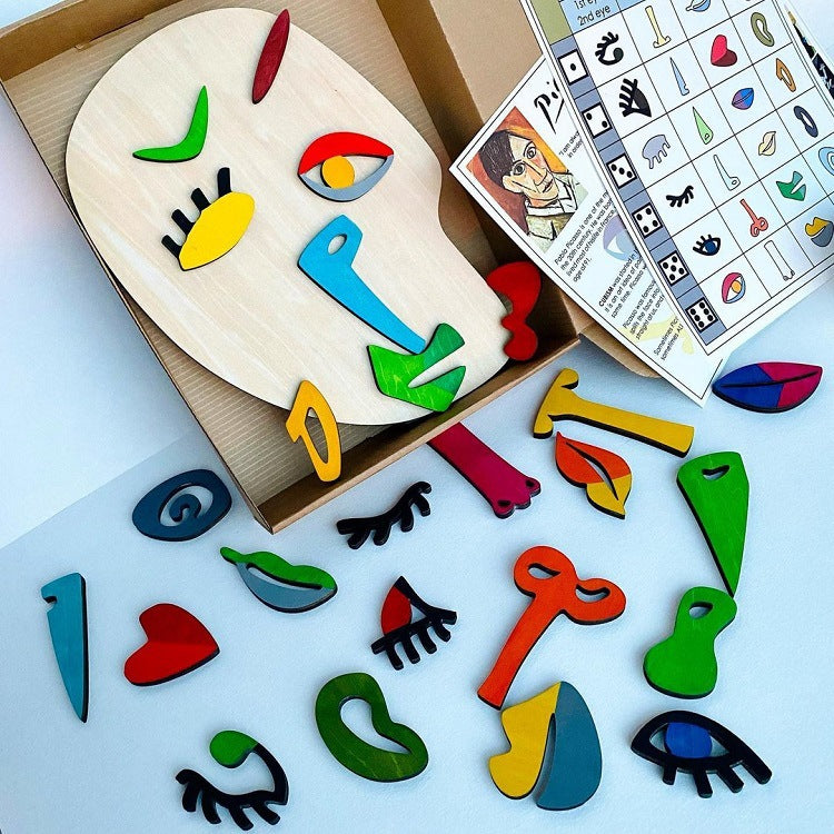 Montessori Abstract Puzzle - Lifestyle Bravo
