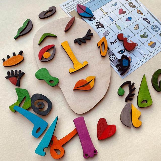 Montessori Abstract Puzzle - Lifestyle Bravo