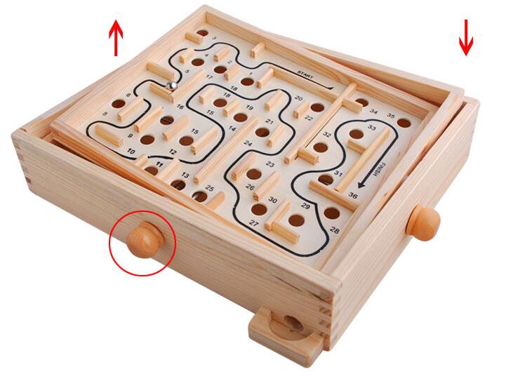 Wooden Labyrinth Maze - Lifestyle Bravo
