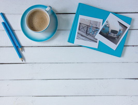 desk coffee photo 