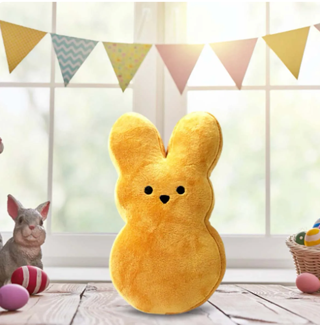 Peeps Easter Rabbit Plush yellow