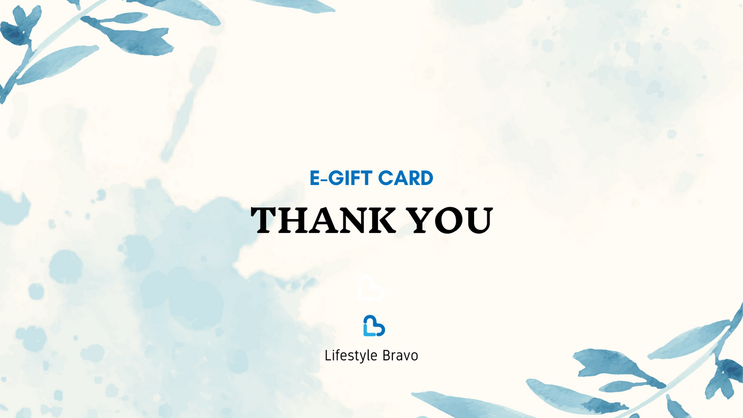 Thank You e-gift card - Lifestyle Bravo